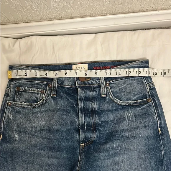 Alice + Olivia embellished Women's Blue Jeans - Picture 4 of 10